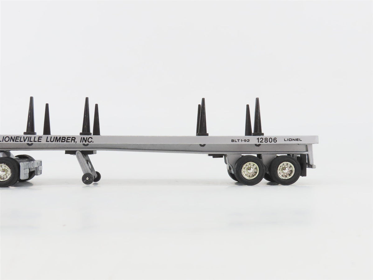 O 1/48 Scale Lionel 6-12806 Lionelville Lumber Truck #12806 w/ Log Load