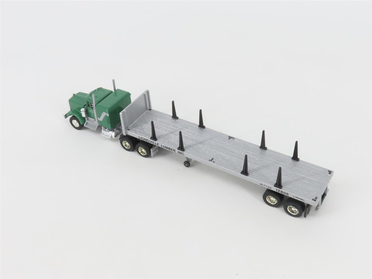 O 1/48 Scale Lionel 6-12806 Lionelville Lumber Truck #12806 w/ Log Load