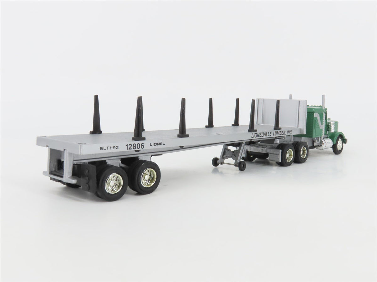 O 1/48 Scale Lionel 6-12806 Lionelville Lumber Truck #12806 w/ Log Load
