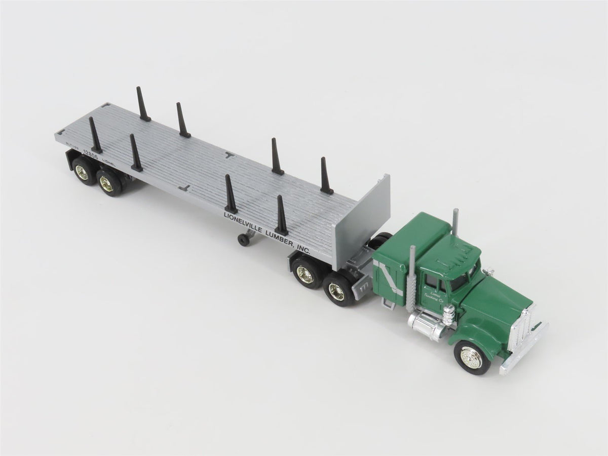 O 1/48 Scale Lionel 6-12806 Lionelville Lumber Truck #12806 w/ Log Load