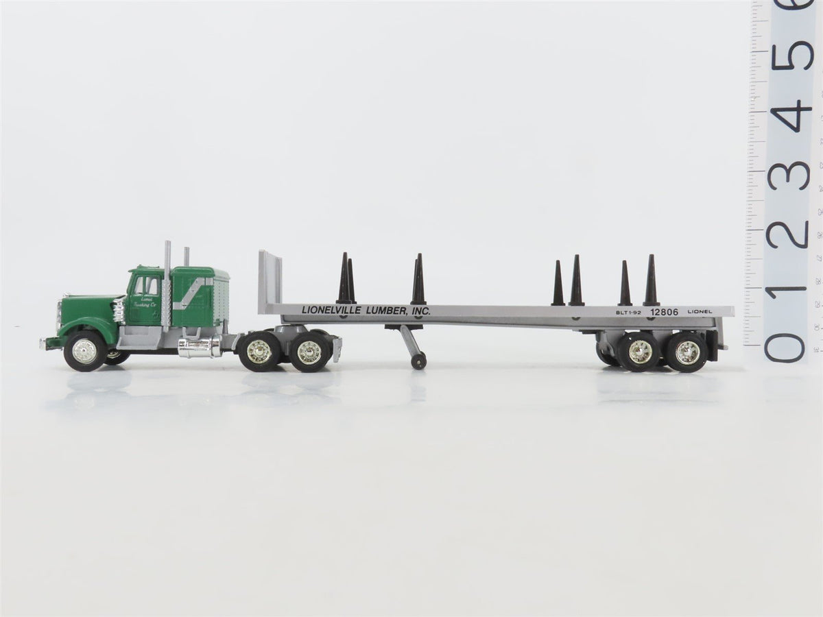O 1/48 Scale Lionel 6-12806 Lionelville Lumber Truck #12806 w/ Log Load