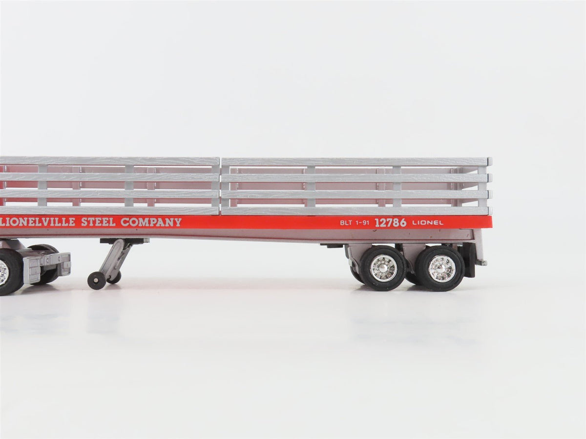 O 1/48 Scale Lionel 6-12786 Lionelville Steel Company Tractor w/ Trailer &amp; Load