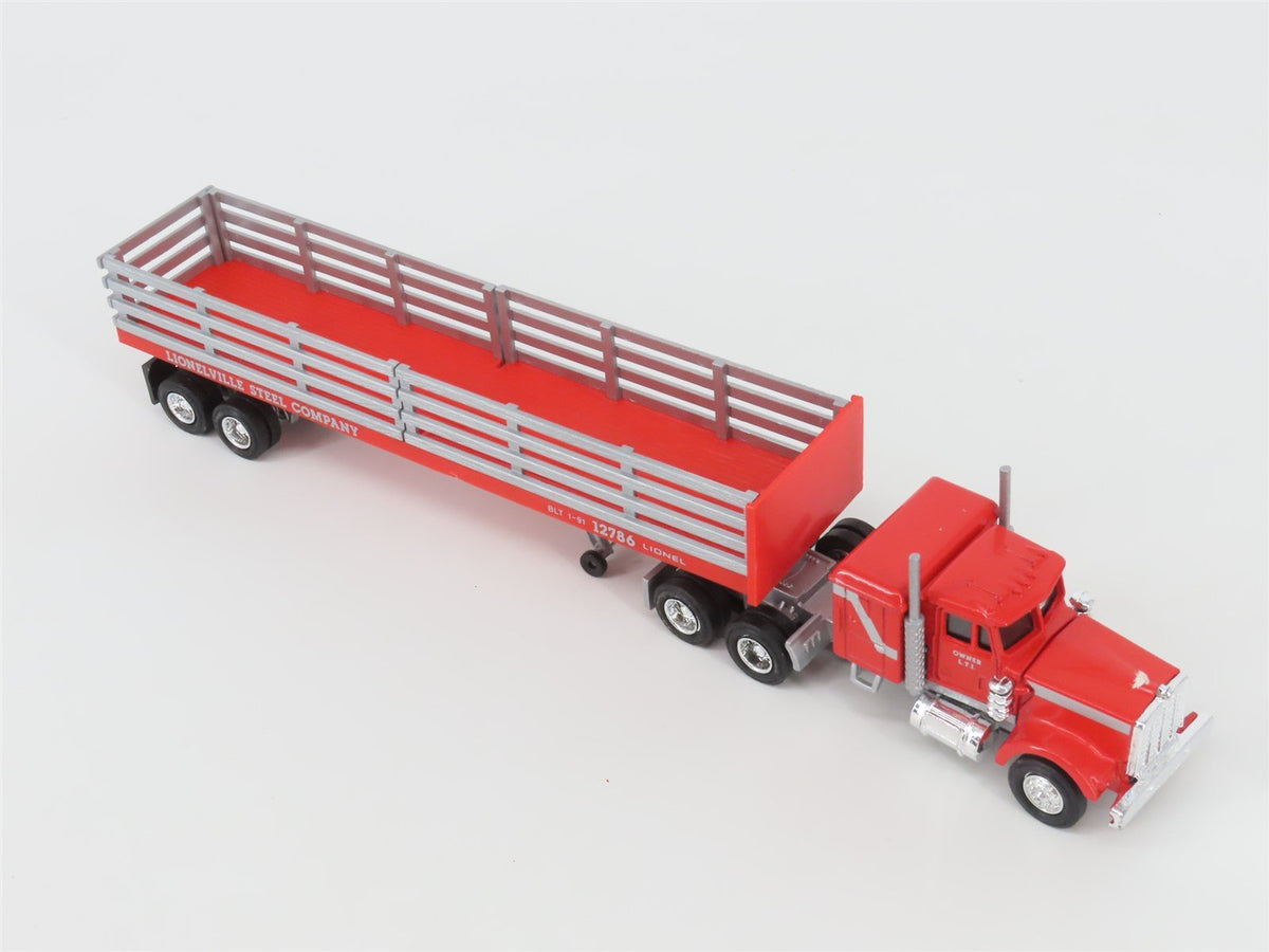 O 1/48 Scale Lionel 6-12786 Lionelville Steel Company Tractor w/ Trailer &amp; Load
