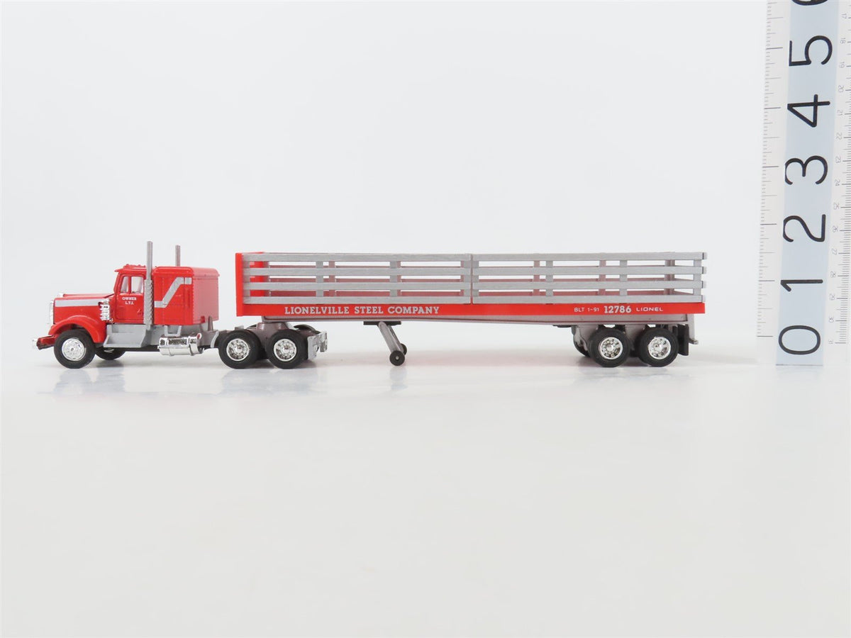 O 1/48 Scale Lionel 6-12786 Lionelville Steel Company Tractor w/ Trailer &amp; Load