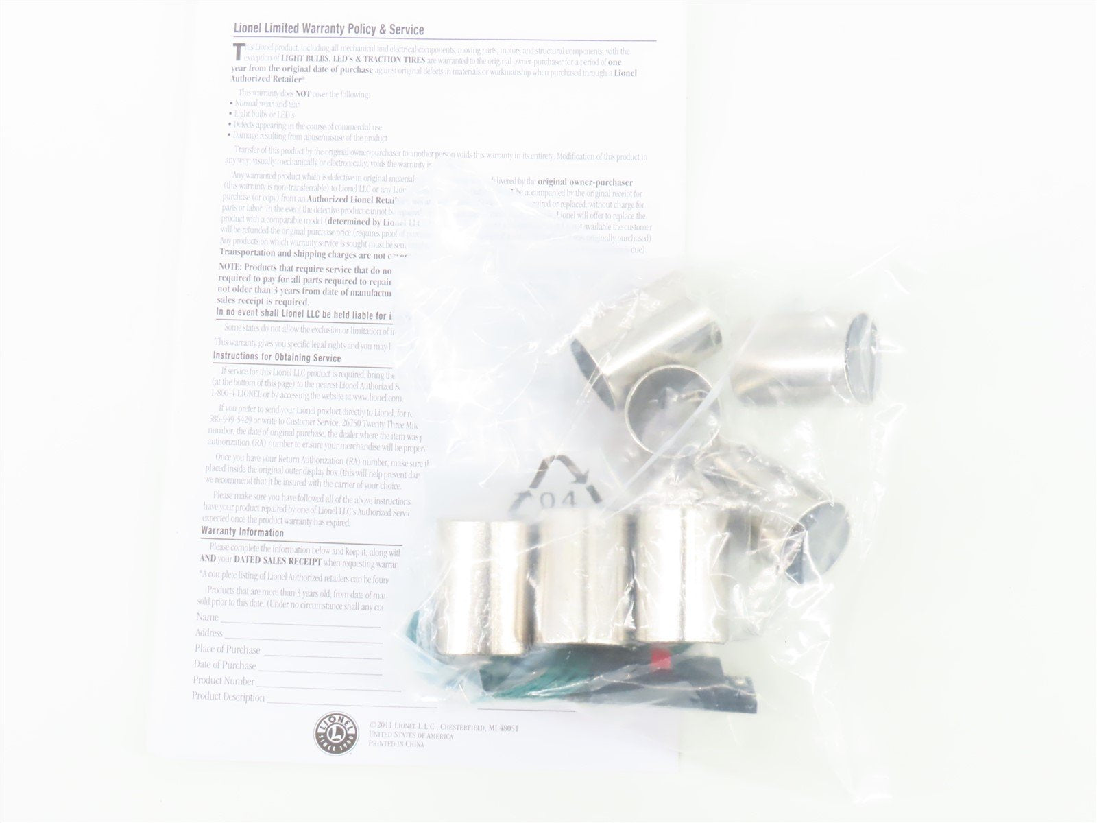 O 1/48 Scale Lionel 6-37951 Culvert Loader #342