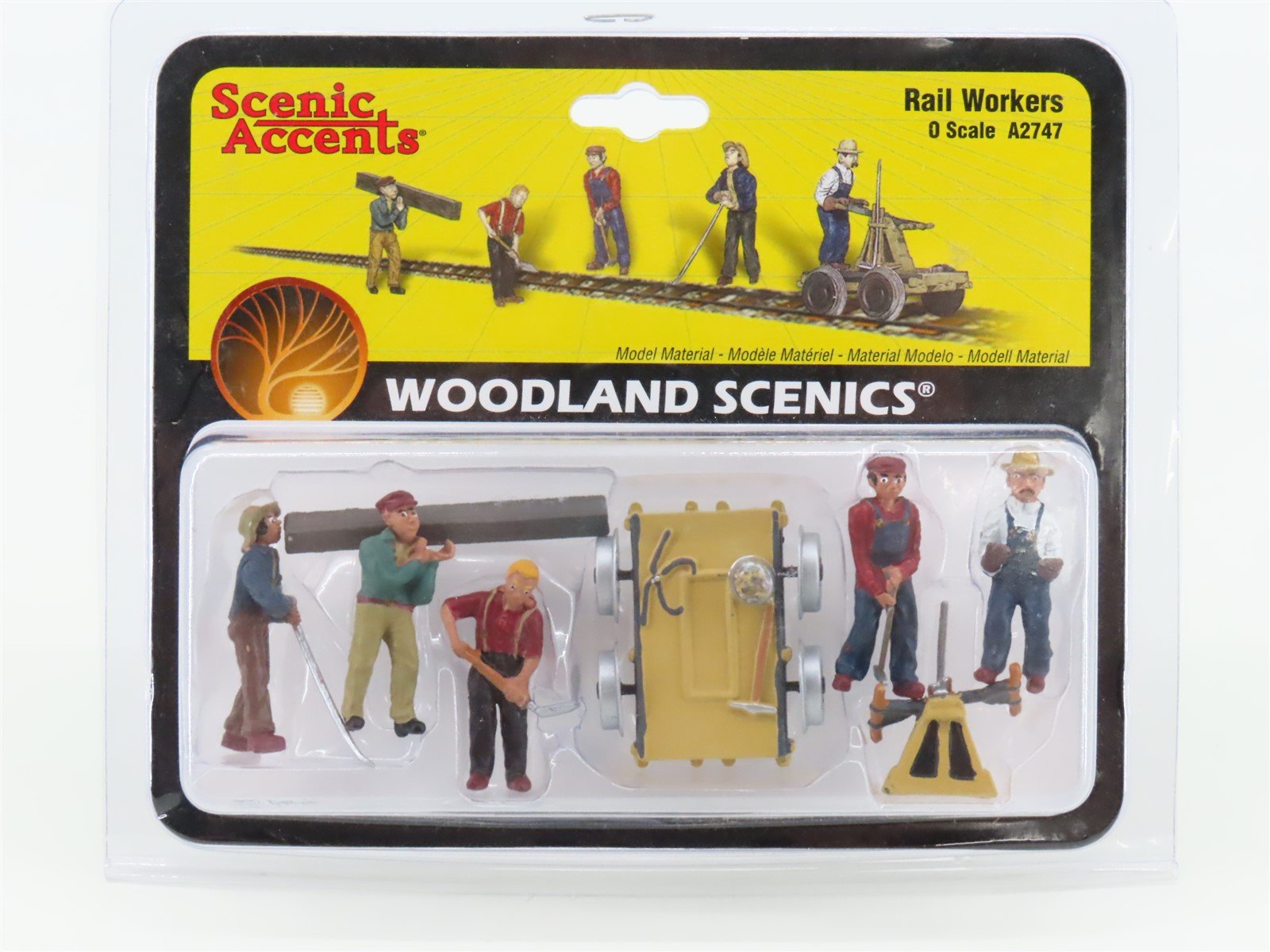 O 1/48 Scale Woodland Scenics Rail Workers Figures - Sealed