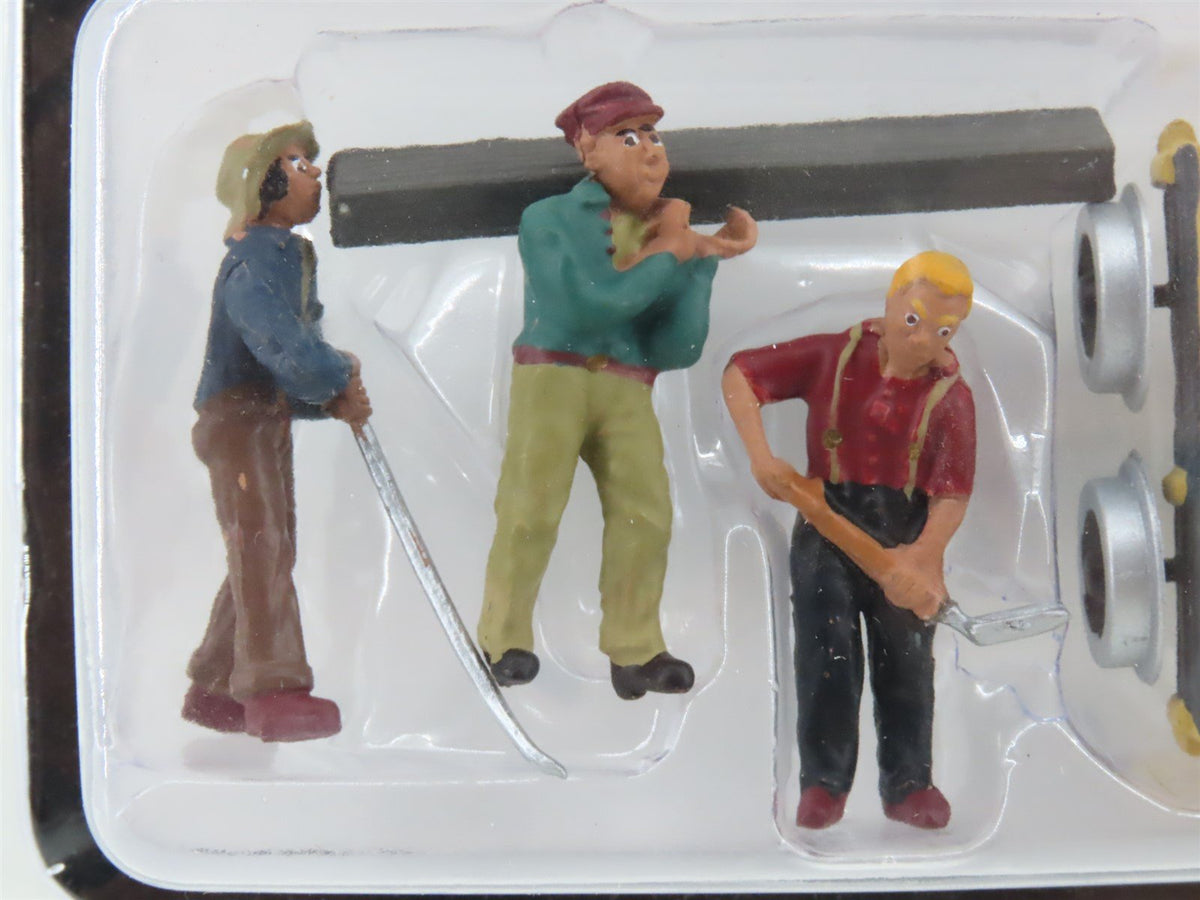 O 1/48 Scale Woodland Scenics Rail Workers Figures - Sealed