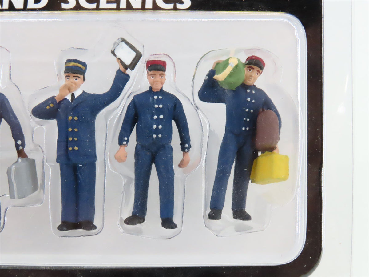 O 1/48 Scale Woodland Scenics A2722 Train Personnel Figures - Sealed