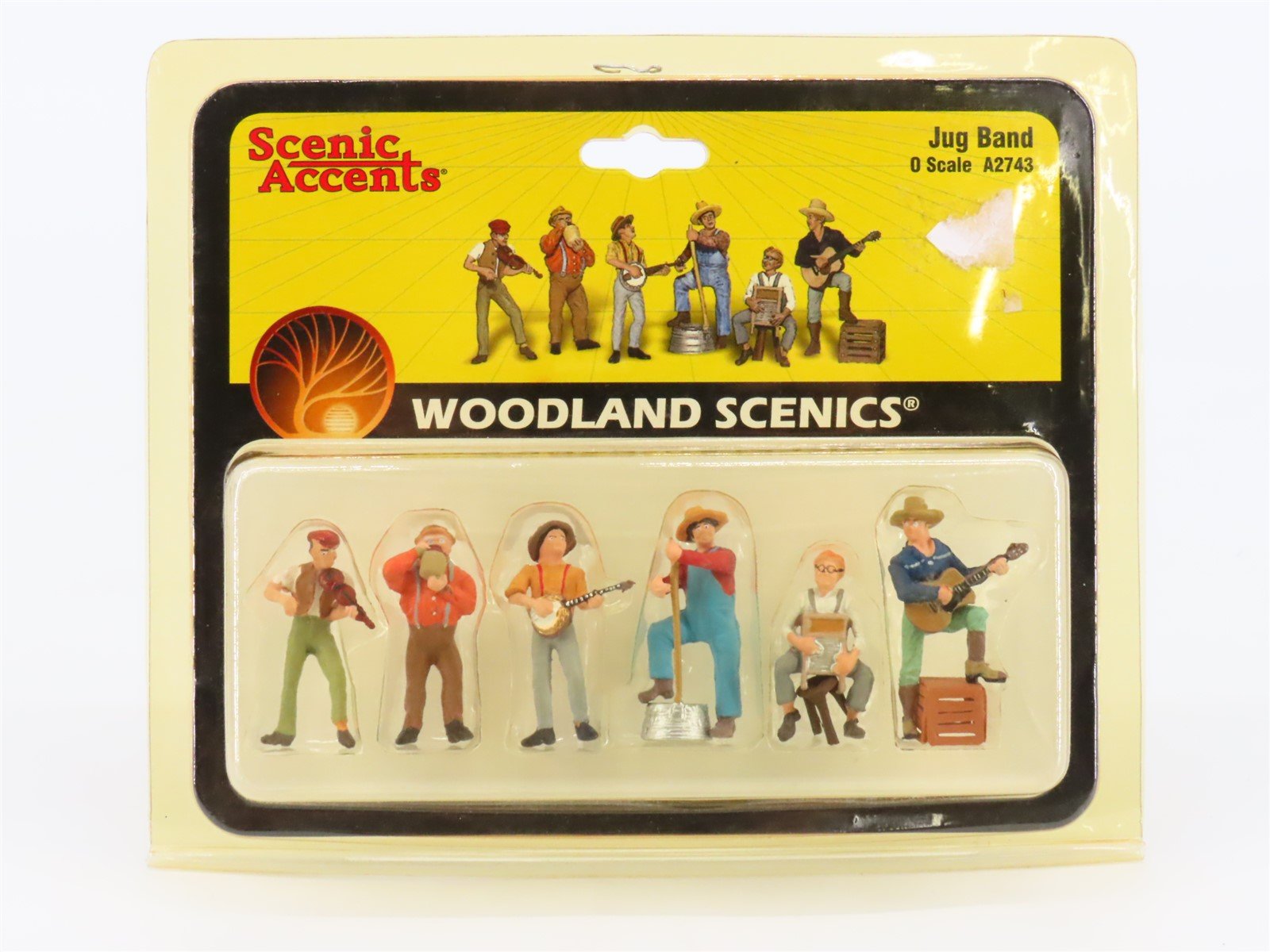O 1/48 Scale Woodland Scenics A2743 Jug Band Figures - Sealed