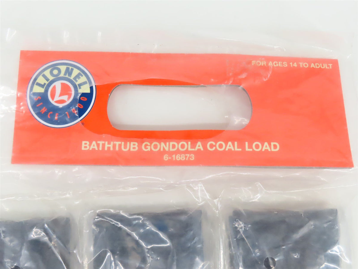 LOT of 2 O 1/48 Scale Lionel 6-16873 Bathtub Gondola Coal Load 3-Packs - Sealed