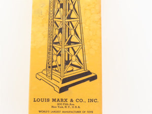 O 1/48 Scale Marx Toys No. 0465 Water Tower