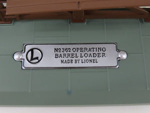 O 1/48 Scale Lionel 6-32996 #362 Barrel Loader