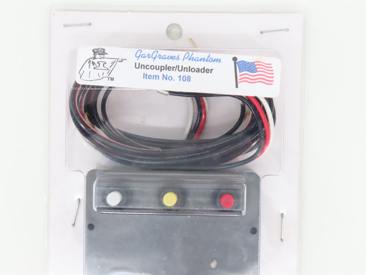 O Gauge 3-Rail GarGraves Phantom No. 108 Uncoupler/Unloader Track - Sealed