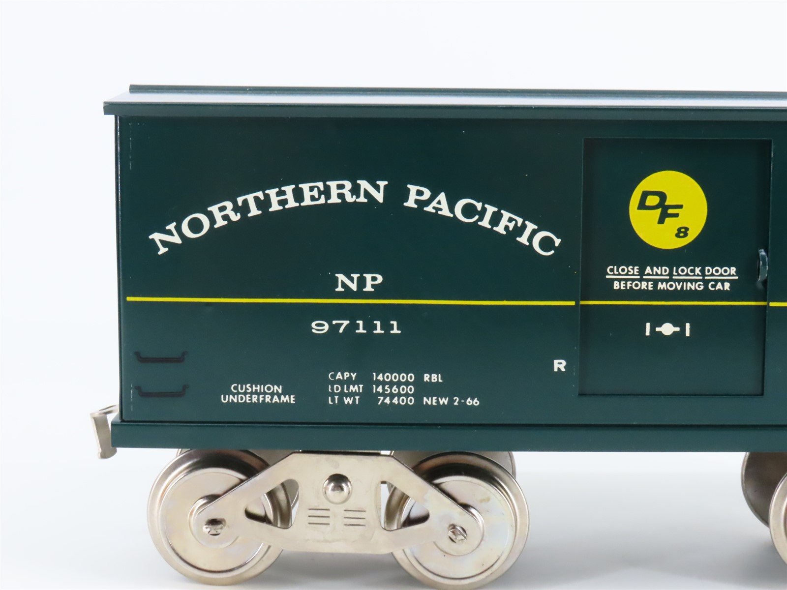 Standard Gauge McCoy 257 NP Northern Pacific Railway Single Door Box Car #97111