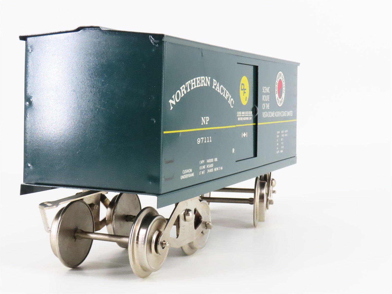 Standard Gauge McCoy 257 NP Northern Pacific Railway Single Door Box Car #97111