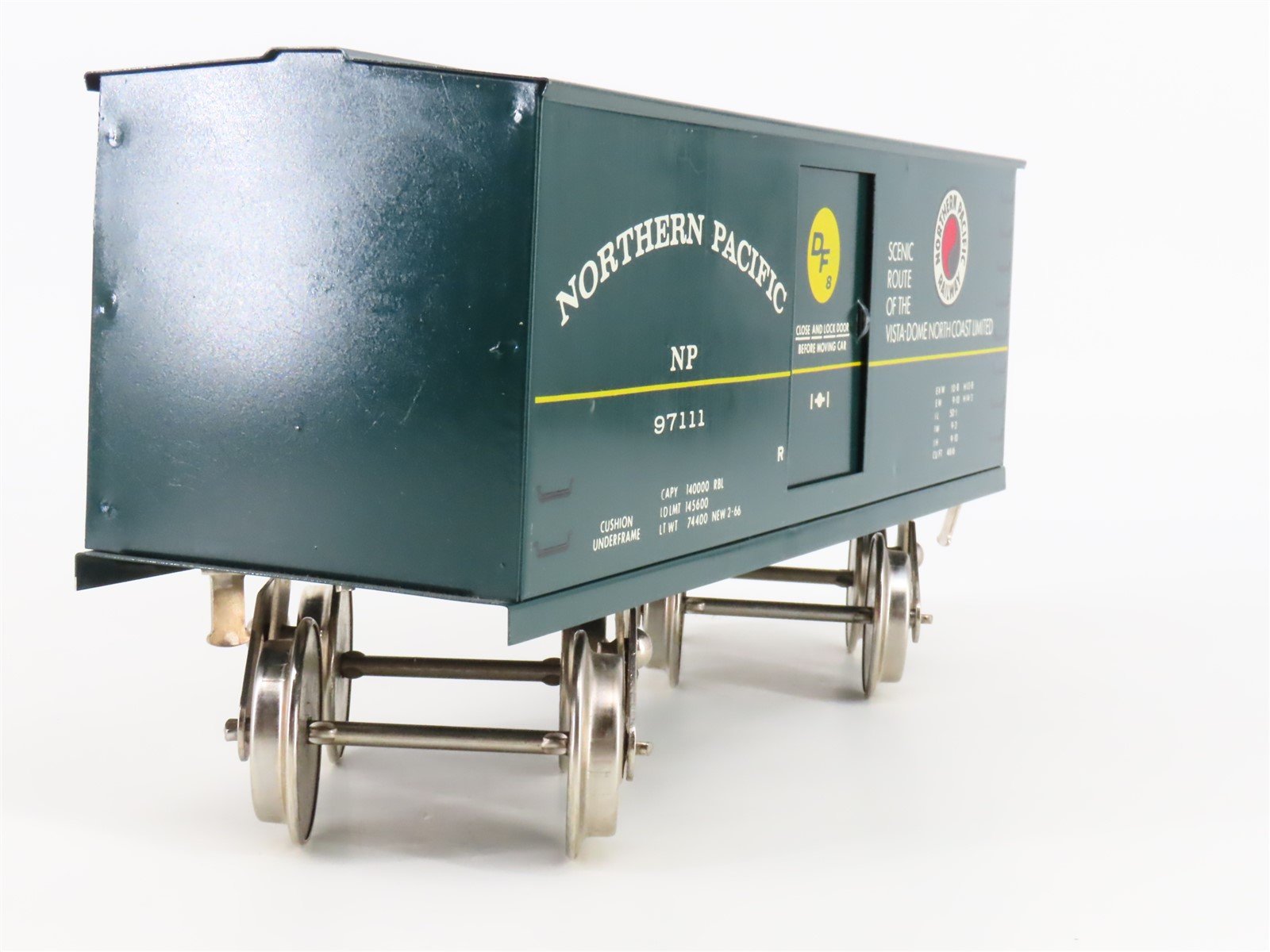 Standard Gauge McCoy 257 NP Northern Pacific Railway Single Door Box Car #97111