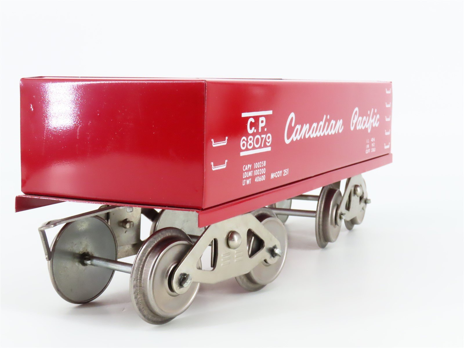 Standard Gauge McCoy 282 CP Canadian Pacific Railway Gondola #68079