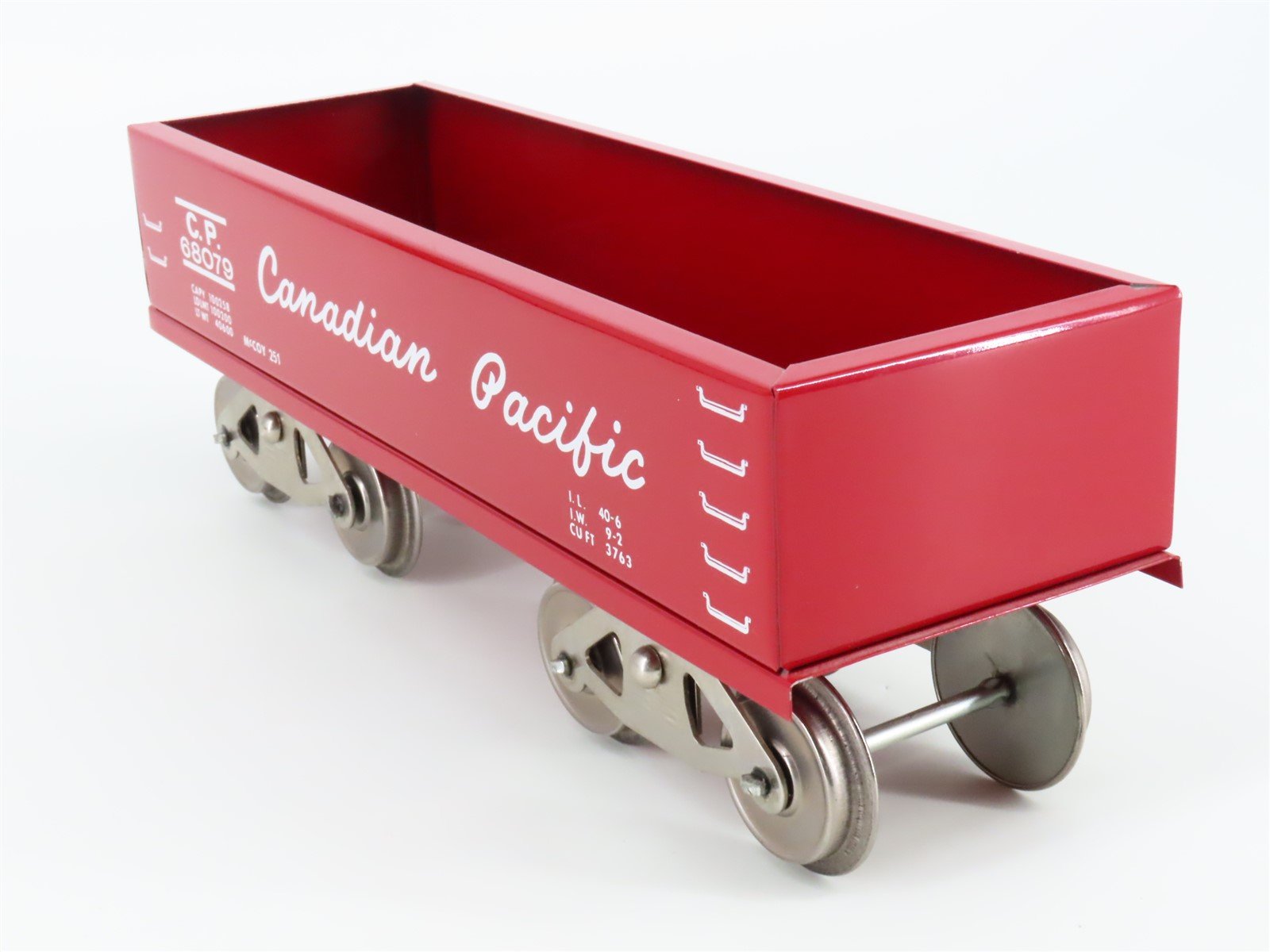 Standard Gauge McCoy 282 CP Canadian Pacific Railway Gondola #68079