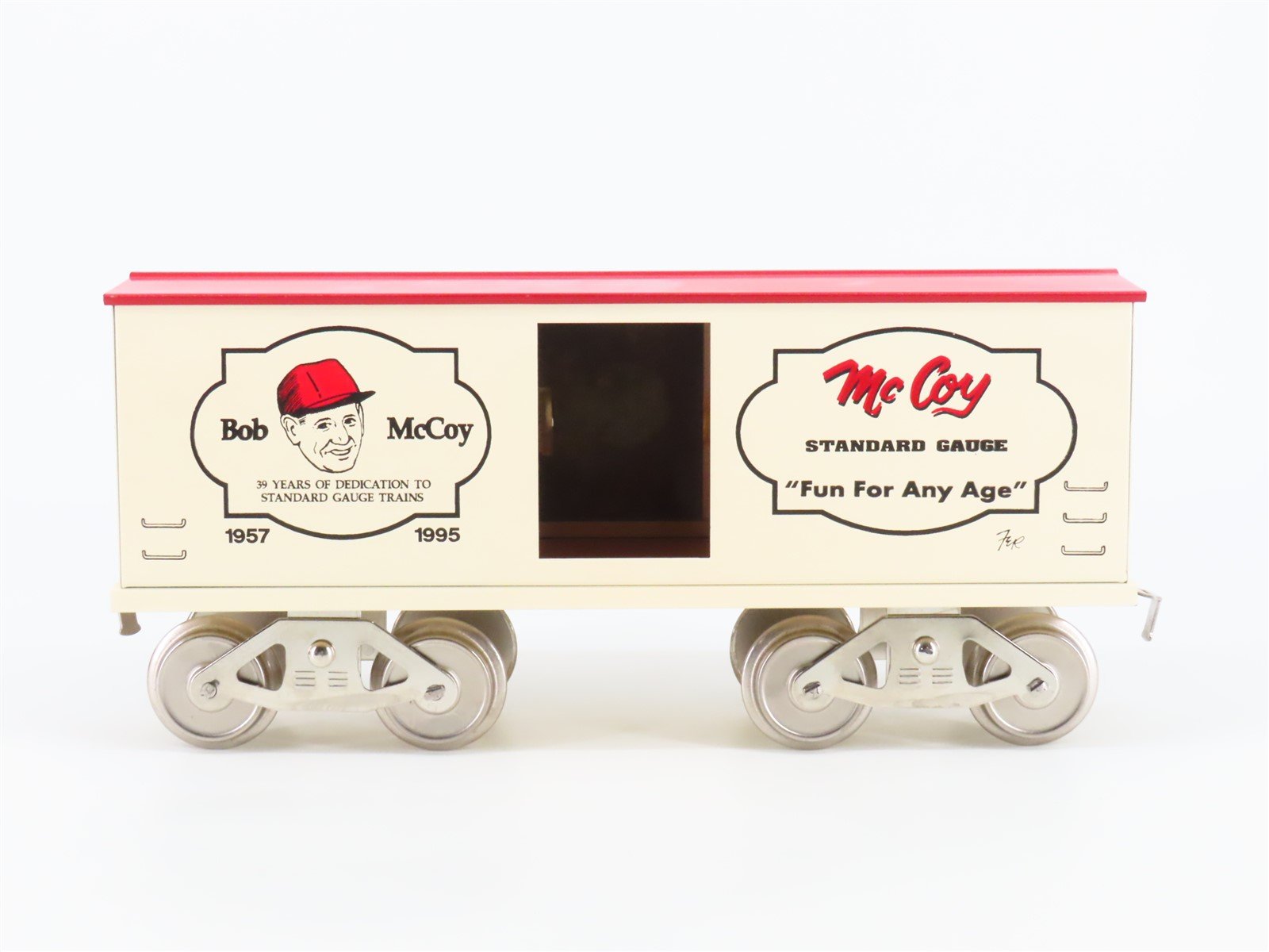 Standard Gauge McCoy Bob McCoy Memorial Single Door Box Car #1957-1995