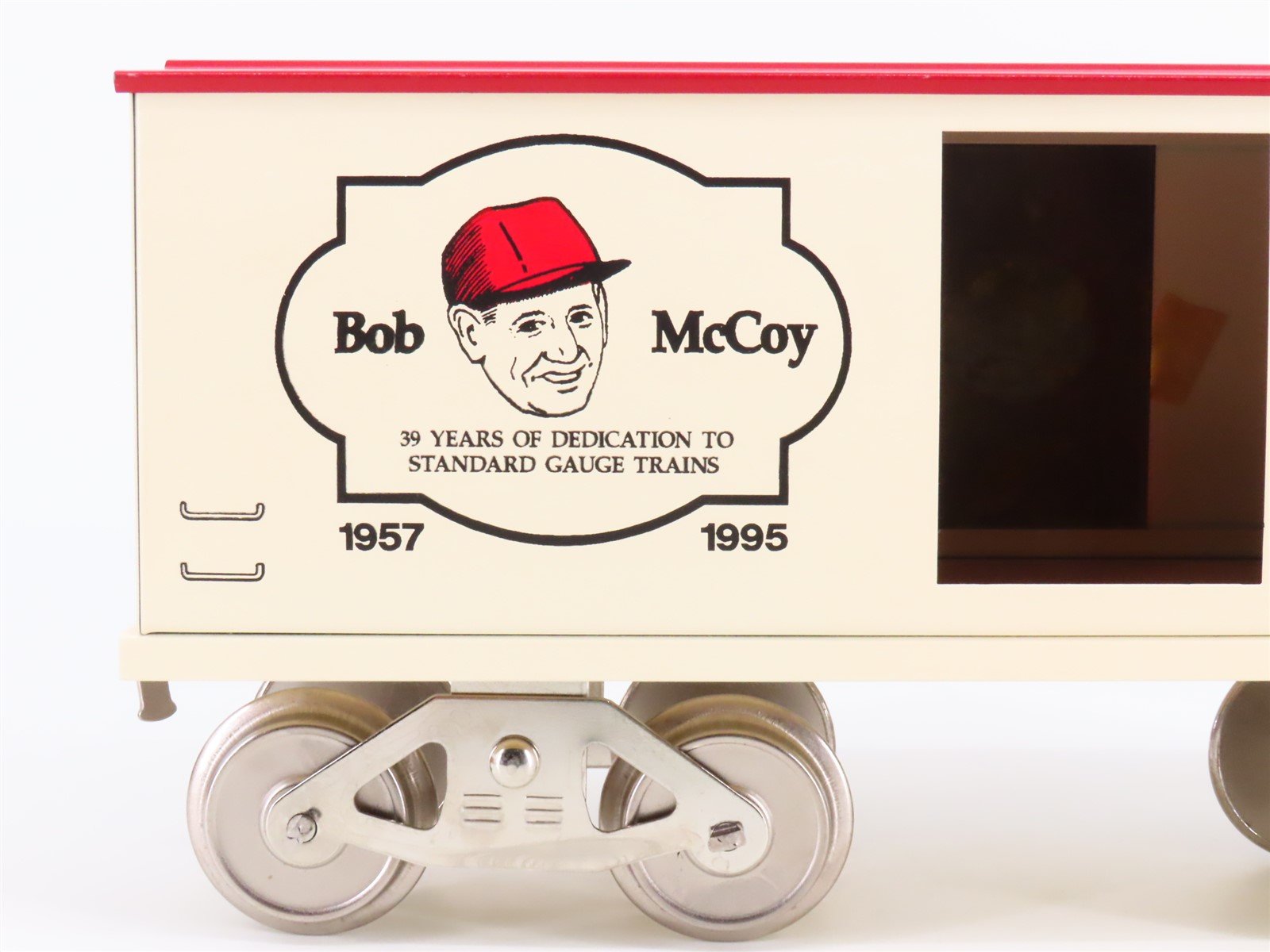 Standard Gauge McCoy Bob McCoy Memorial Single Door Box Car #1957-1995
