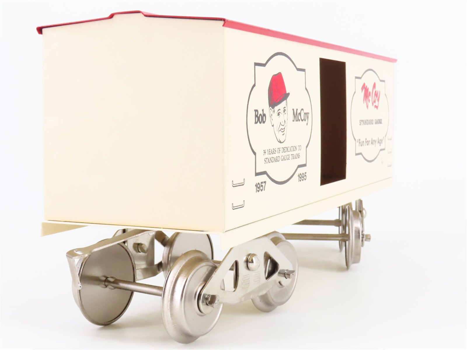 Standard Gauge McCoy Bob McCoy Memorial Single Door Box Car #1957-1995