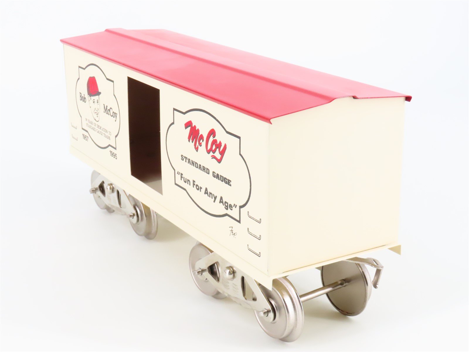 Standard Gauge McCoy Bob McCoy Memorial Single Door Box Car #1957-1995