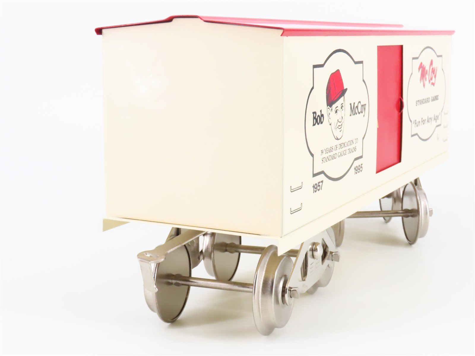 Standard Gauge McCoy Bob McCoy Memorial Single Door Box Car #1957-1995