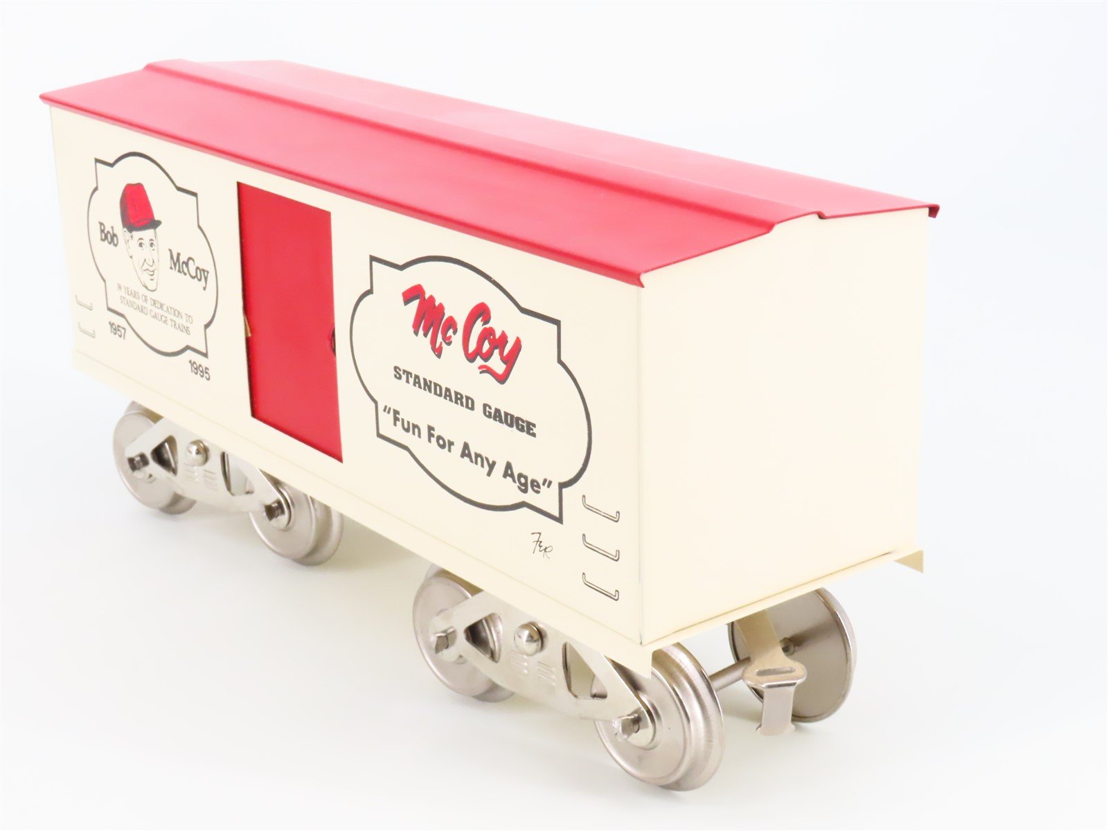 Standard Gauge McCoy Bob McCoy Memorial Single Door Box Car #1957-1995