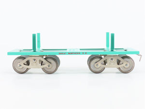 Standard Gauge McCoy GN Great Northern Railroad Flat Car w/ Wood Load
