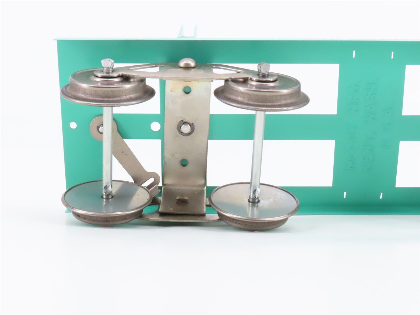 Standard Gauge McCoy GN Great Northern Railroad Flat Car w/ Wood Load