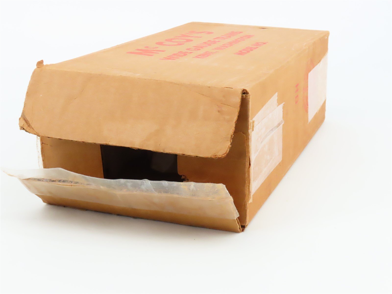 Standard Gauge McCoy GN Great Northern Railroad Flat Car w/ Wood Load