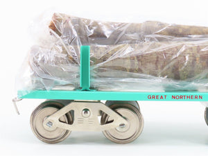 Standard Gauge McCoy 291 GN Great Northern Railroad Flat Car w/ Wood Load