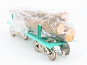 Standard Gauge McCoy 291 GN Great Northern Railroad Flat Car w/ Wood Load