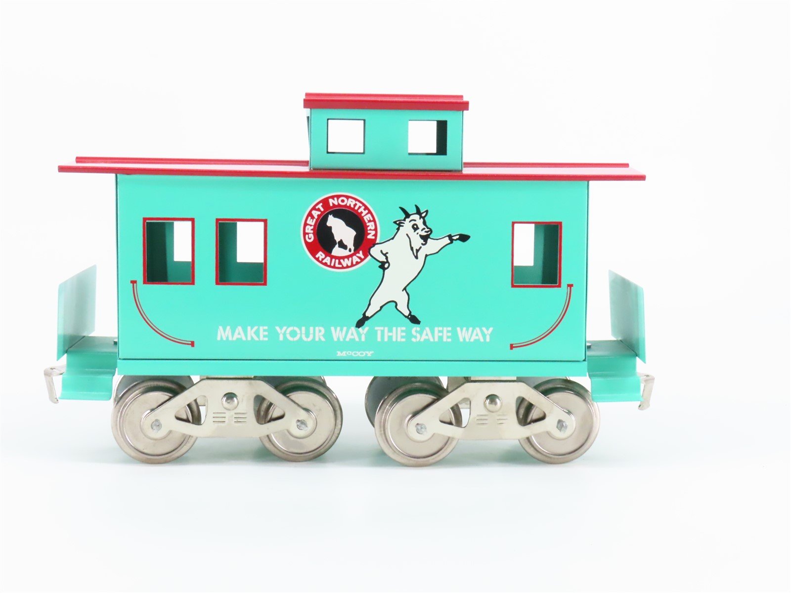 Standard Gauge McCoy 260 GN Great Northern Railway "Goat" Cupola Caboose