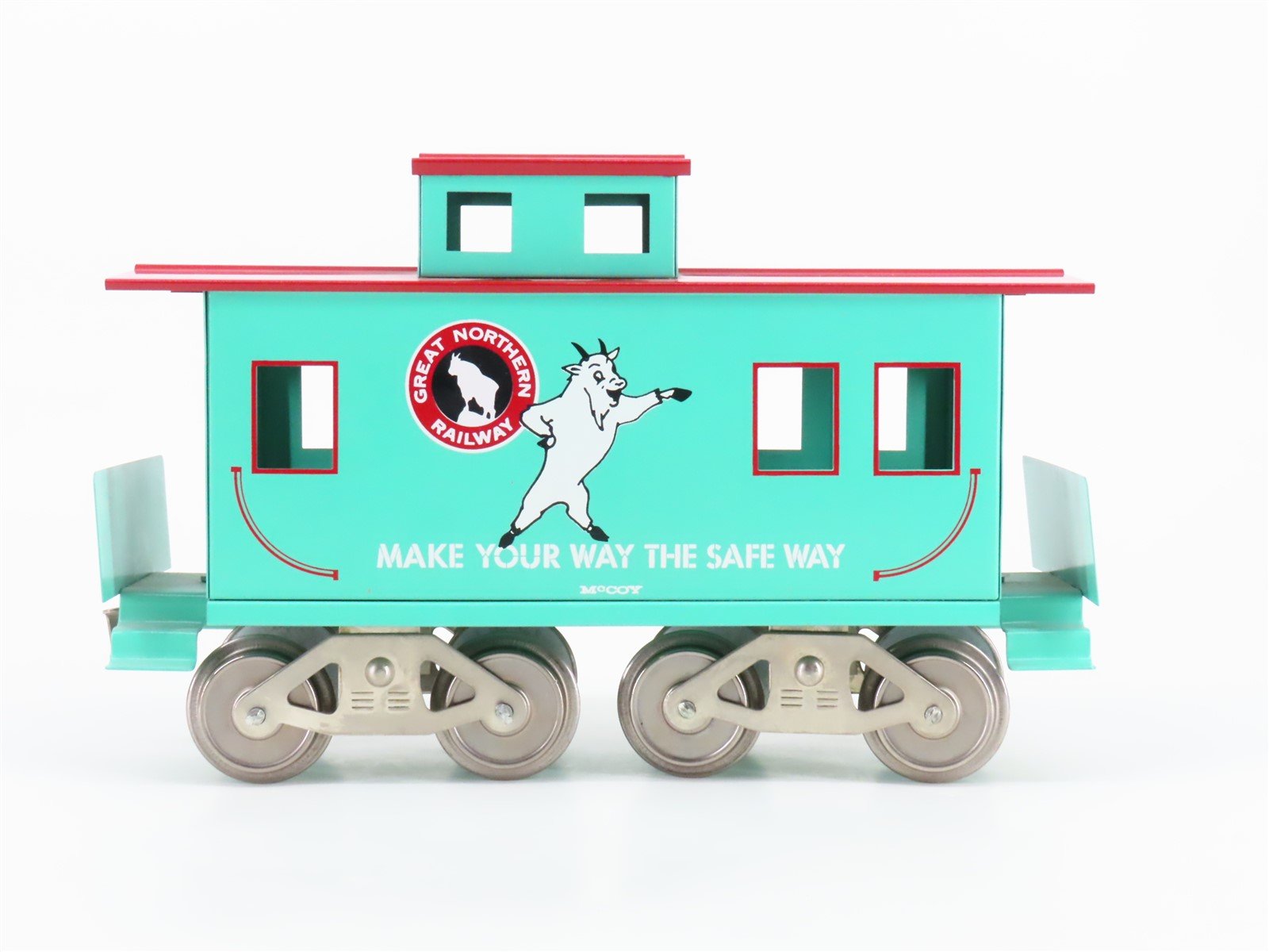 Standard Gauge McCoy GN Great Northern Railway "Goat" Cupola Caboose