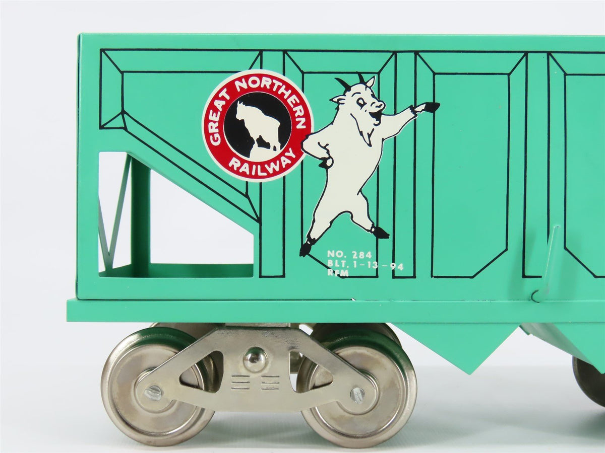 Standard Gauge McCoy 284 GN Great Northern Railway &quot;Goat&quot; 2-Bay Open Hopper