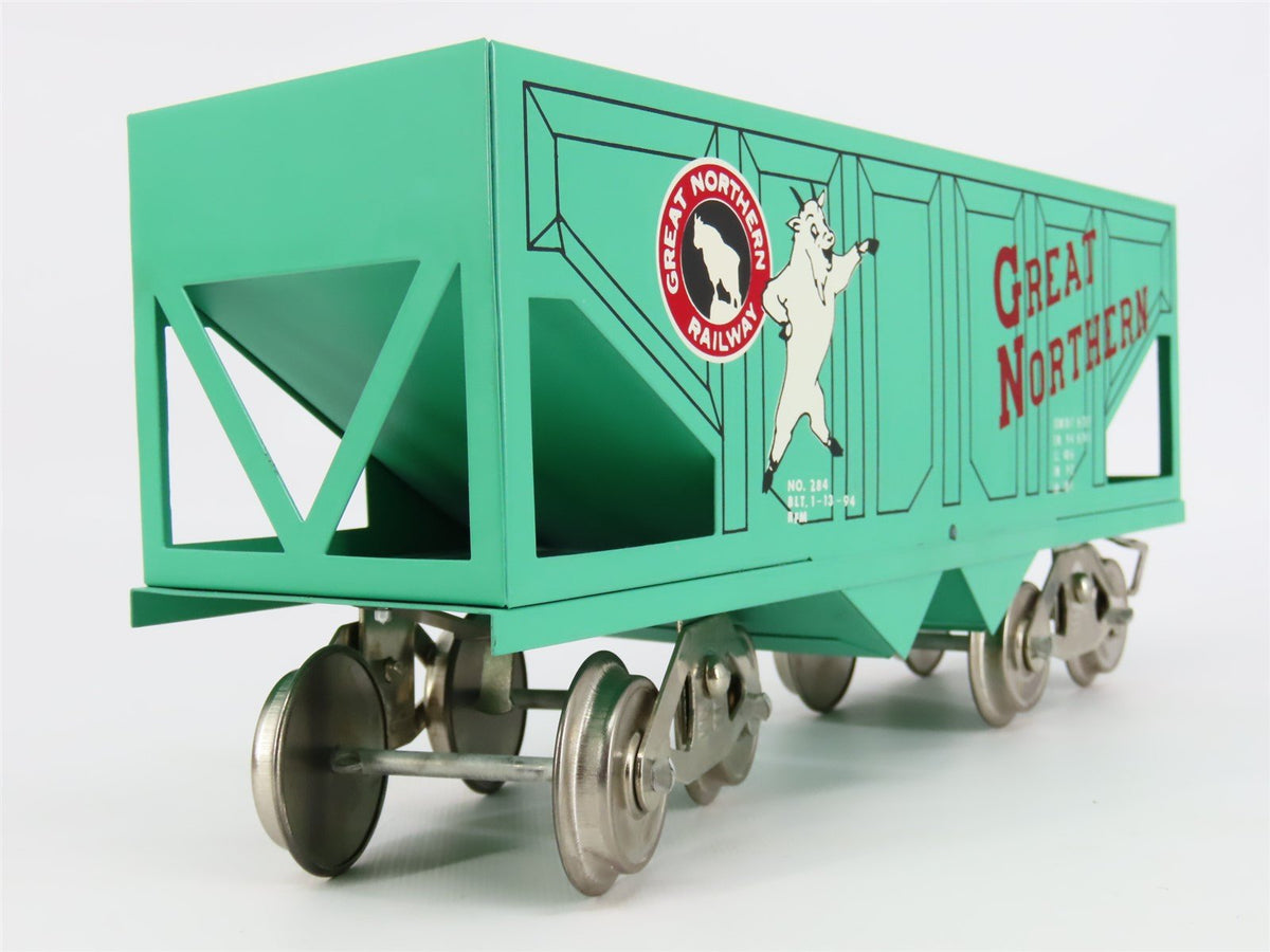 Standard Gauge McCoy 284 GN Great Northern Railway &quot;Goat&quot; 2-Bay Open Hopper
