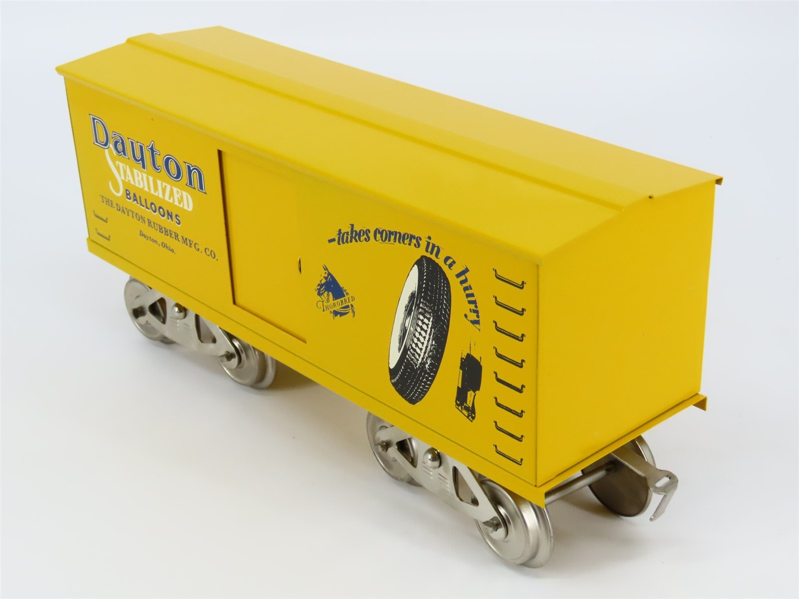 Standard Gauge McCoy Dayton Stabilized Balloons Single Door Box Car