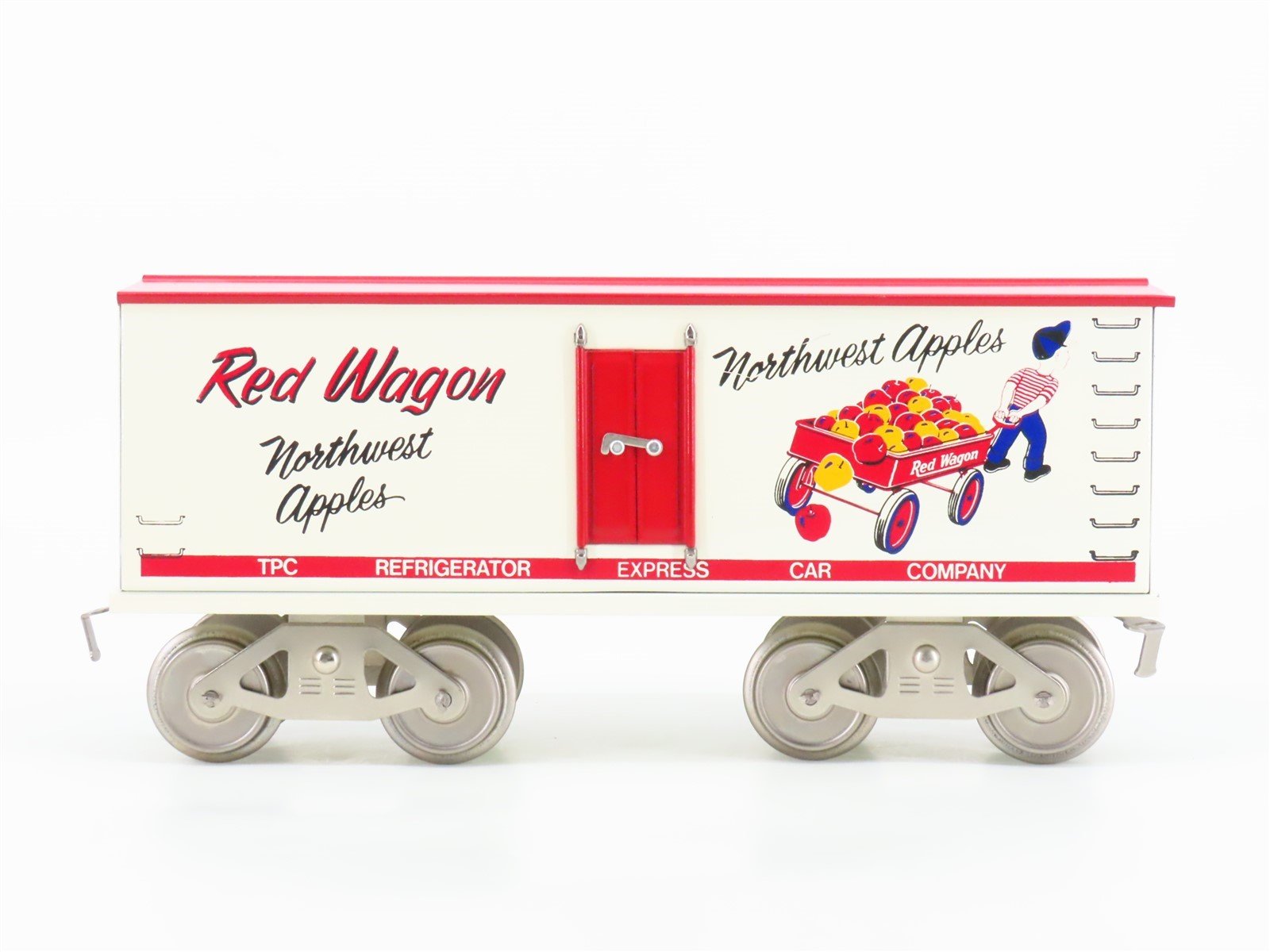 Standard Gauge McCoy No. 288 Red Wagon Northwest Apples Tinplate Reefer