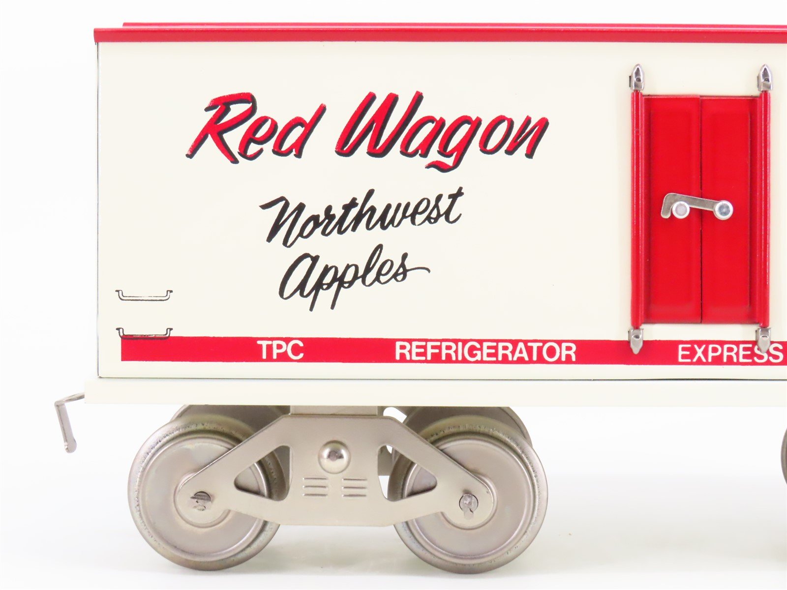 Standard Gauge McCoy No. 288 Red Wagon Northwest Apples Tinplate Reefer