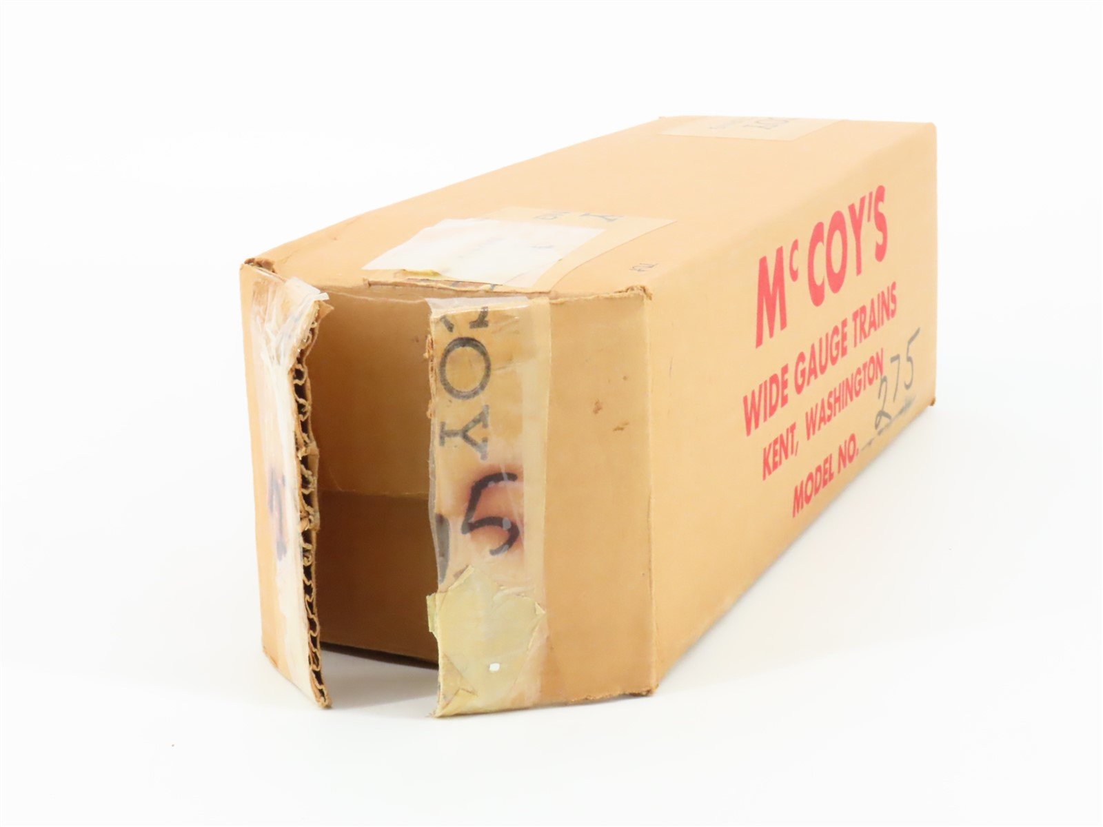 Standard Gauge McCoy No. 275 Twin Pine Lumber Company Tinplate Flat Car w/ Load