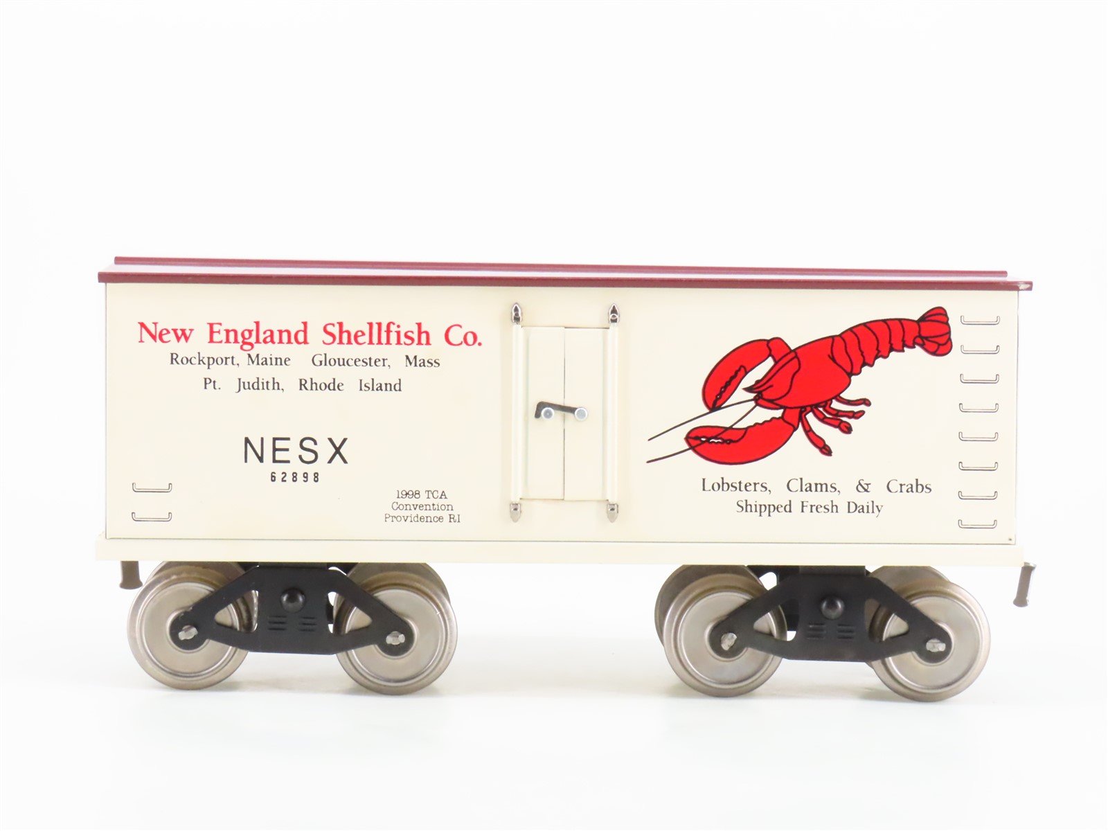 Standard Gauge McCoy TCA 1998 NESX New England Shellfish Co. Reefer #62898