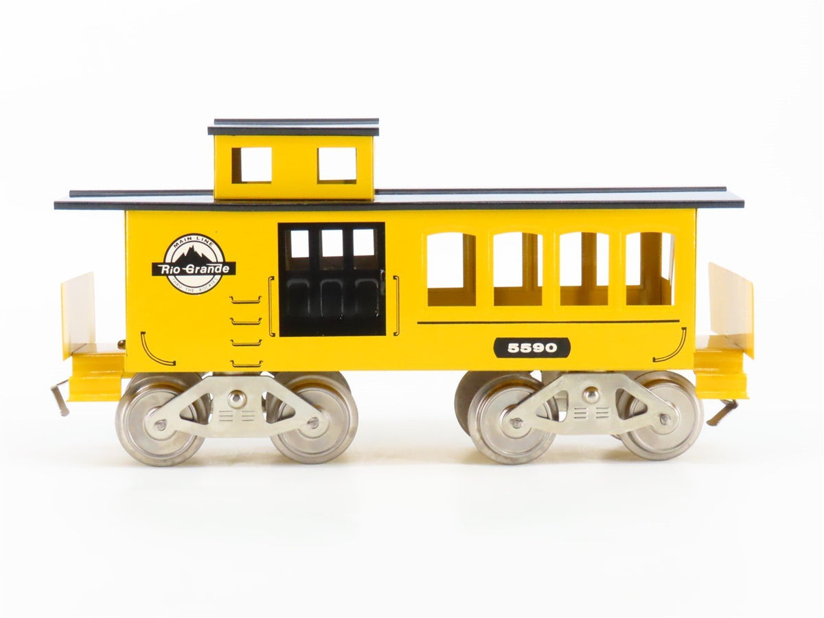 Standard Gauge McCoy D&amp;RGW Rio Grande &quot;Main Line&quot; Tinplate Caboose #5590