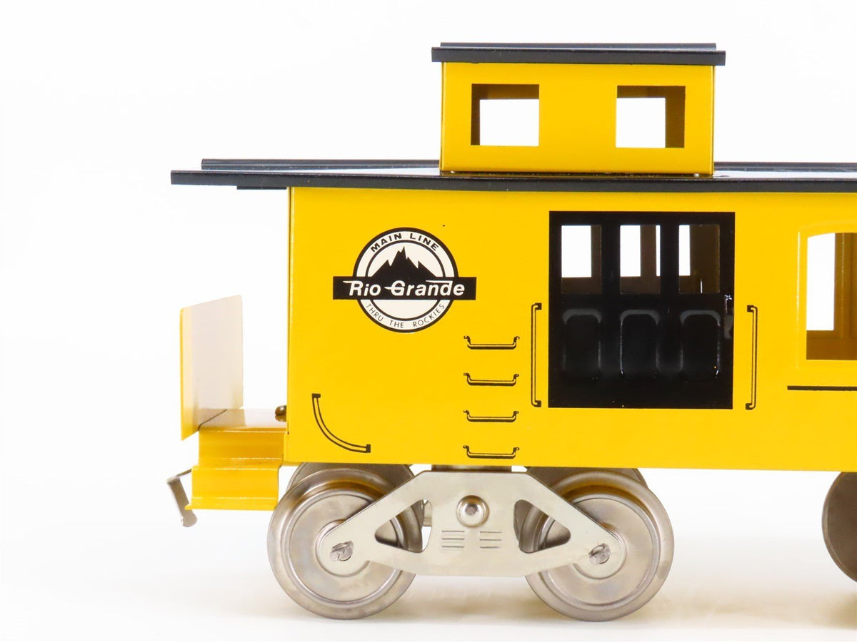 Standard Gauge McCoy D&amp;RGW Rio Grande &quot;Main Line&quot; Tinplate Caboose #5590