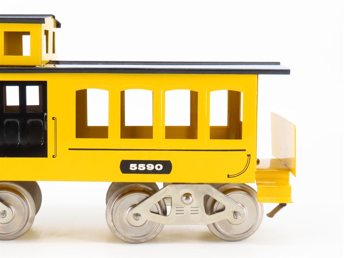 Standard Gauge McCoy D&amp;RGW Rio Grande &quot;Main Line&quot; Tinplate Caboose #5590