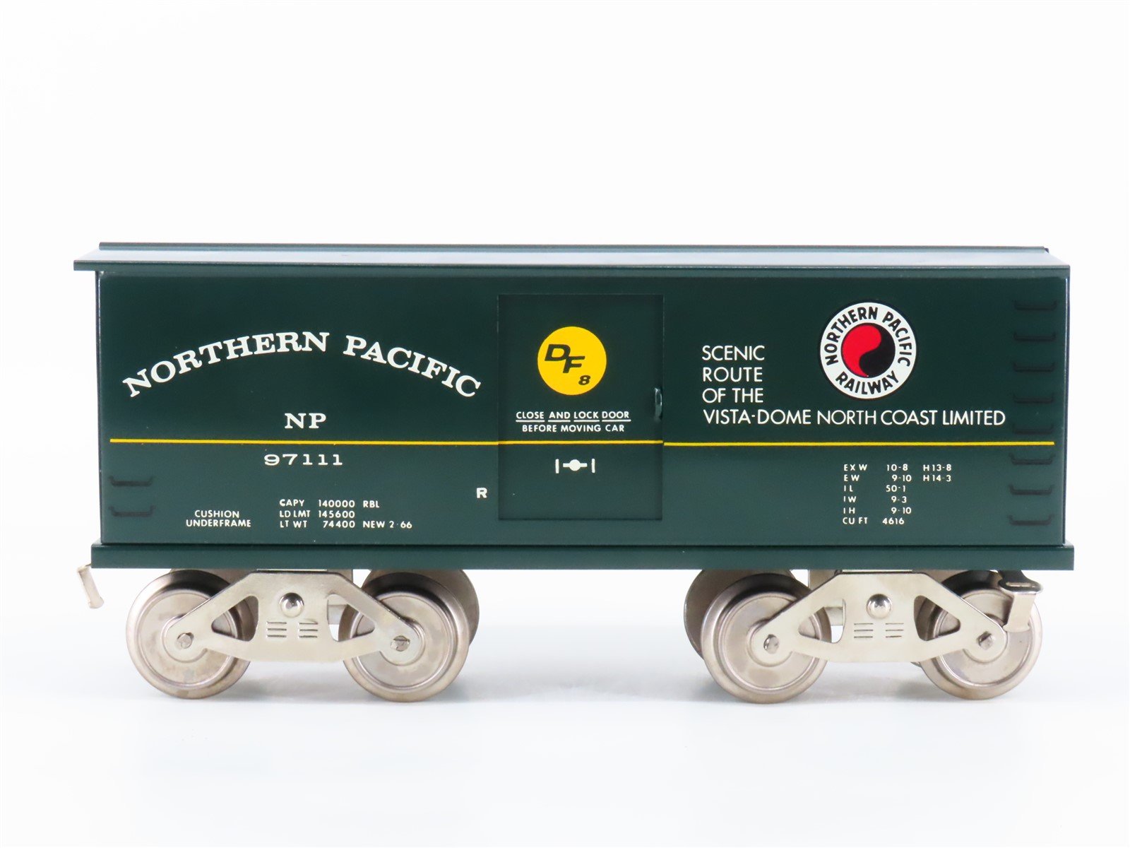 Standard Gauge McCoy No. 257 Tinplate NP Northern Pacific Railway Box Car #97111