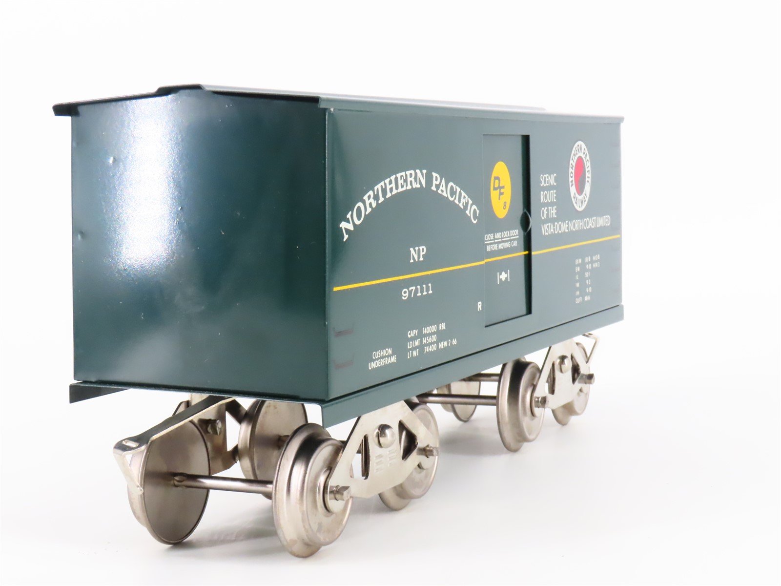 Standard Gauge McCoy No. 257 Tinplate NP Northern Pacific Railway Box Car #97111