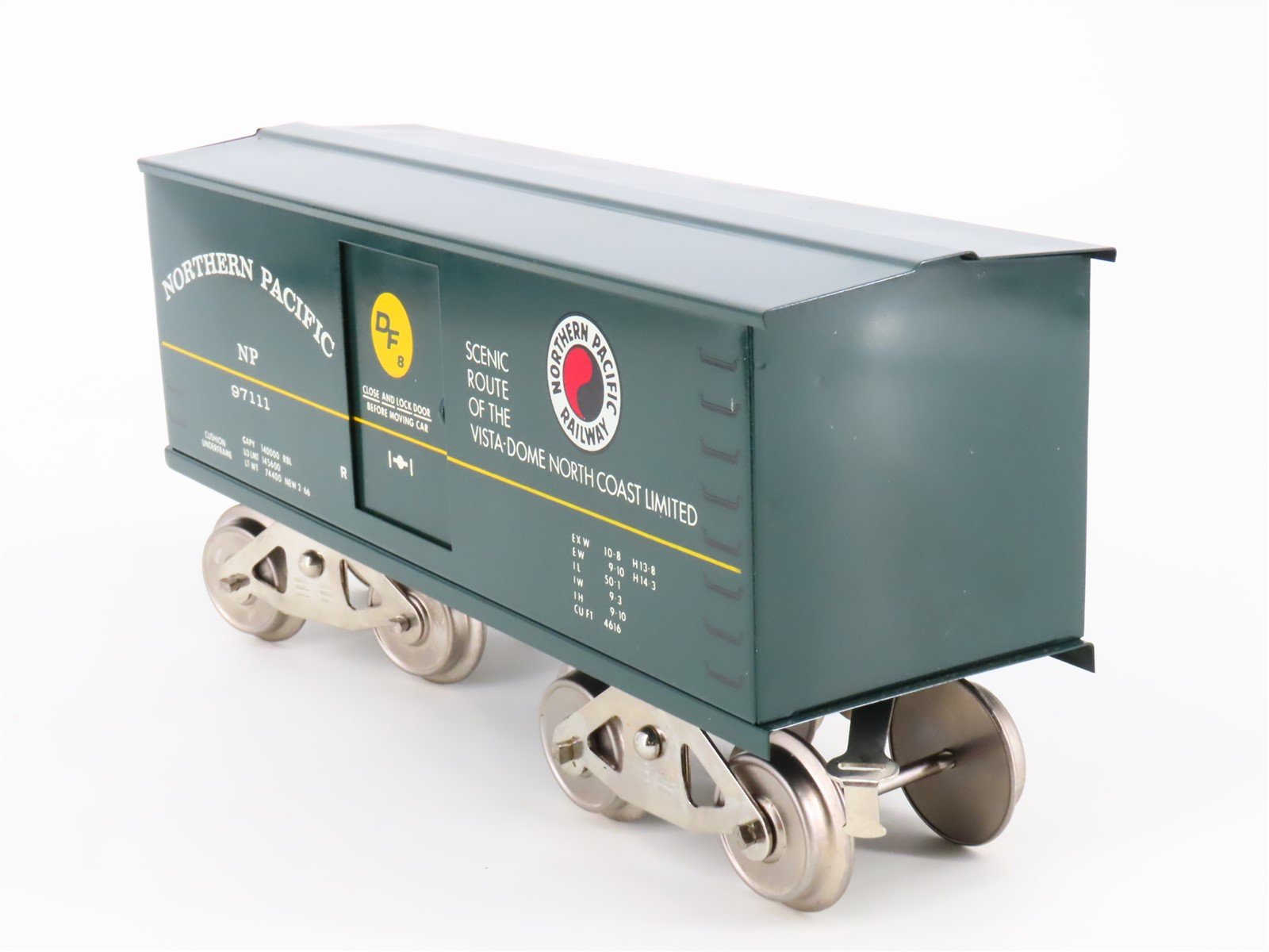 Standard Gauge McCoy No. 257 Tinplate NP Northern Pacific Railway Box Car #97111