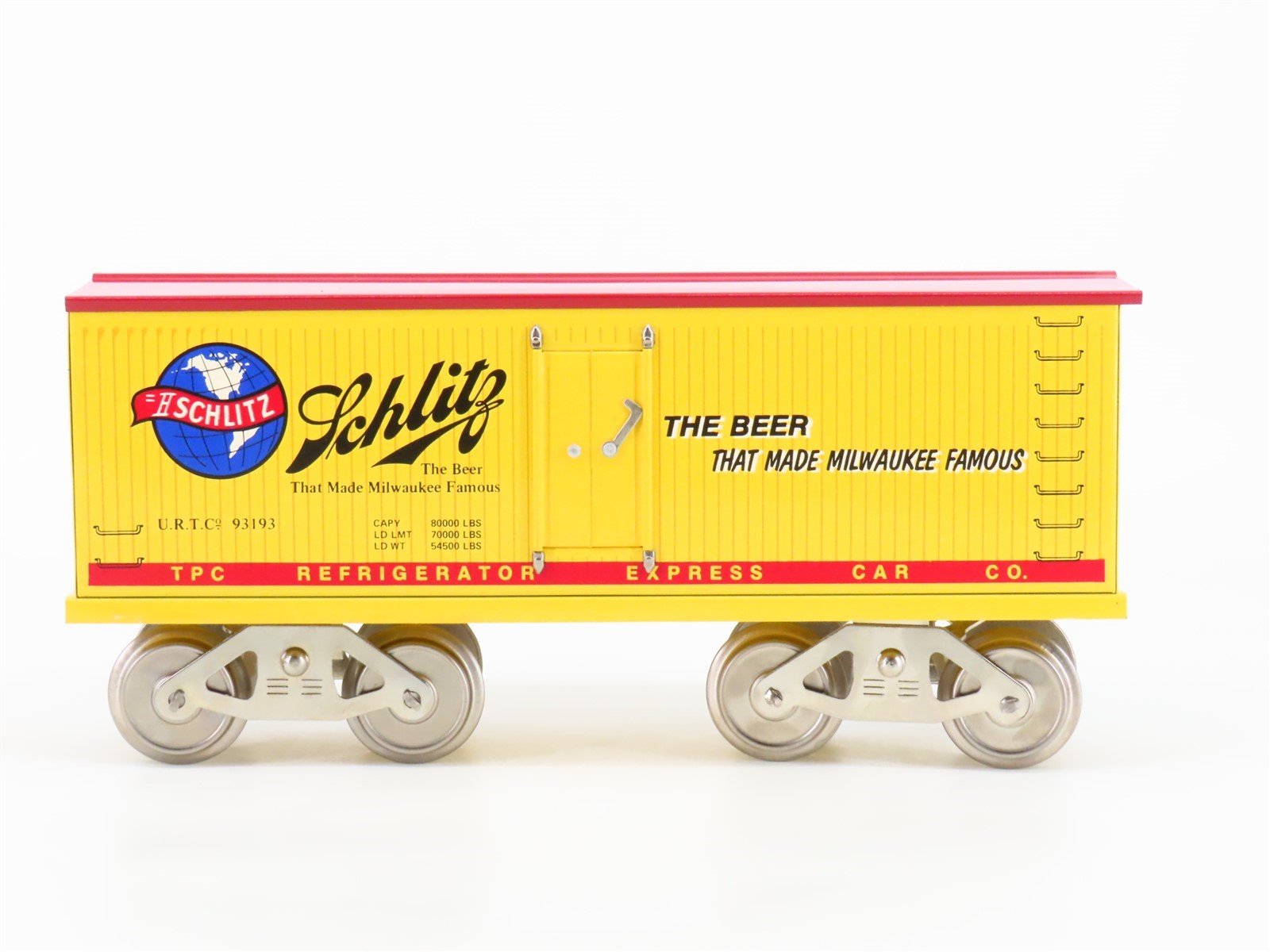 Standard Gauge McCoy No. 286 URTC Schlitz Beer Tinplate Reefer #93193