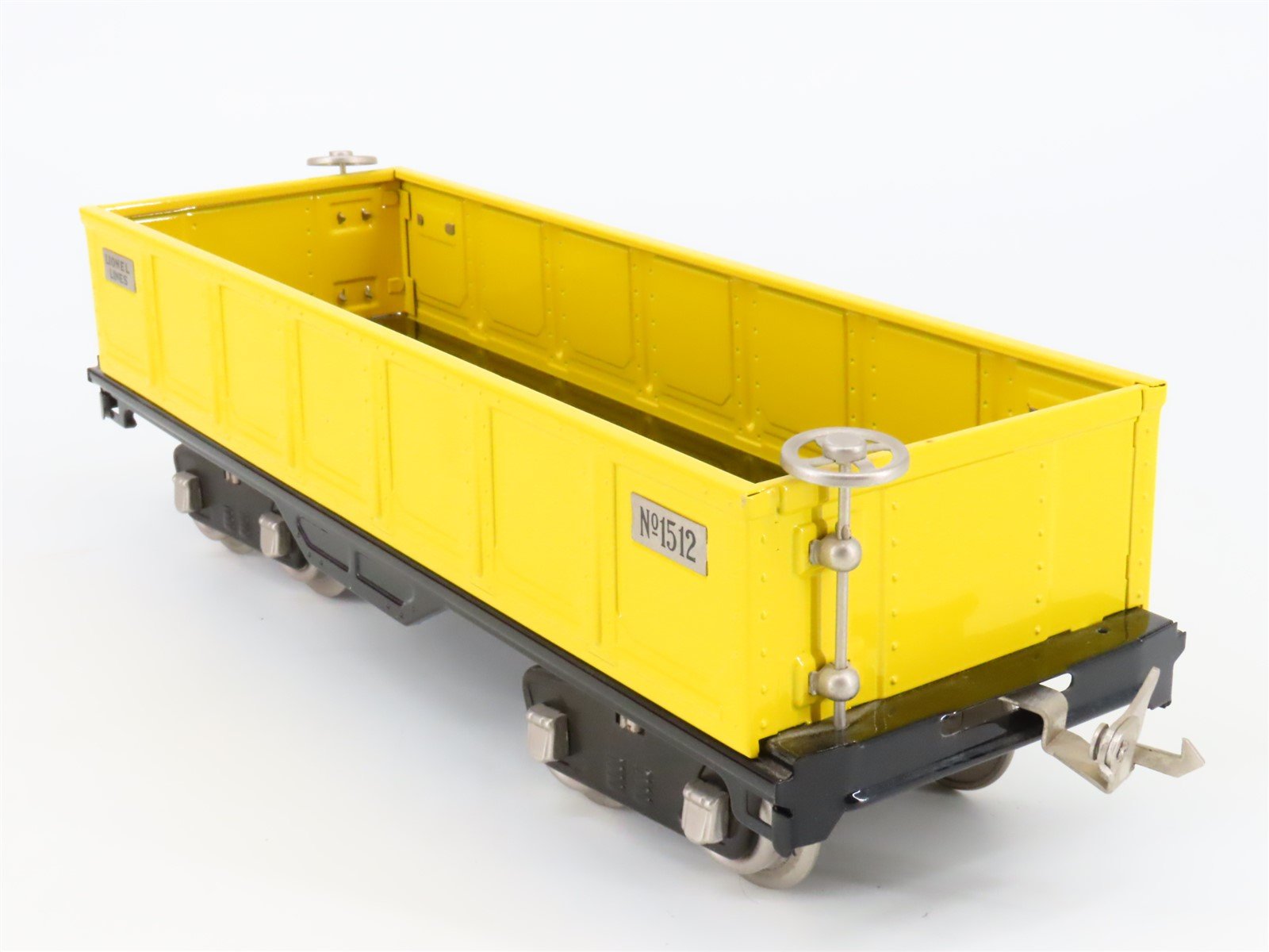 Standard Gauge Lionel Classics Tinplate 6-13300 Fixed End Gondola #1512